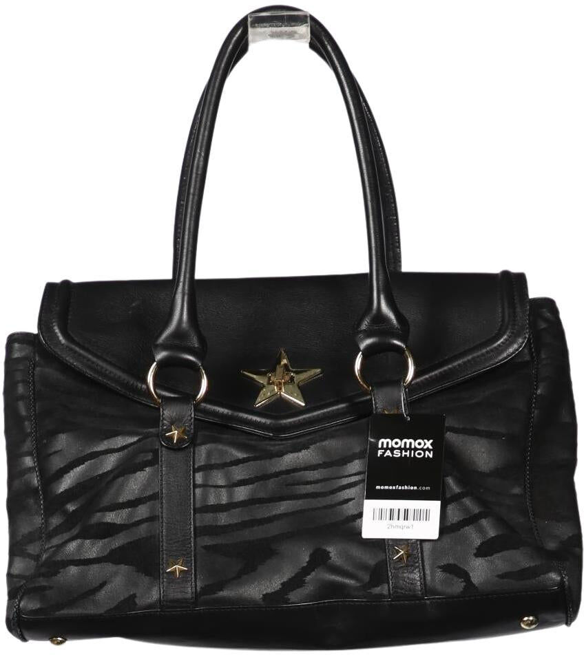 Just Cavalli Damen Handtasche gross Leder, Schwarz, Leder - Second Hand