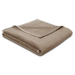Wohndecke PURE COTTON (BL 150x200 cm) - braun - BL 150x200 cm