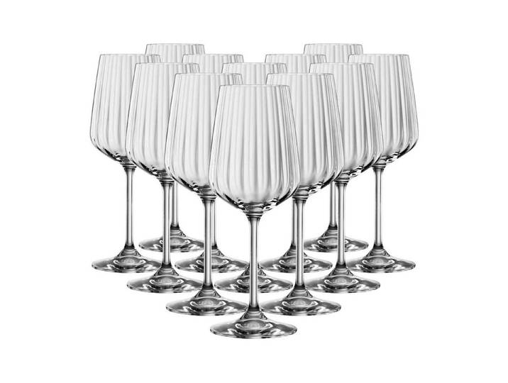 SPIEGELAU Weißweinglas Lifestyle Weißweingläser 440 ml 12er Set, 12-tlg., Glas