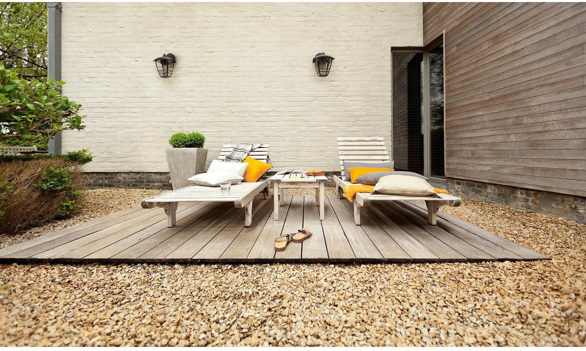 Aussen-Wandleuchte PHILIPS "myGarden Creek 15381/30/16 Schwarz", schwarz, Leuchten, Aussen-Wandleuchte schwarz Einheitsgröße