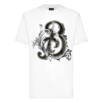 T-Shirt BILLIONAIRE "Logo", Herren, Gr. 3XL, weiß (01, weiß), Obermaterial: 100% Baumwolle, Shirts T-Shirt