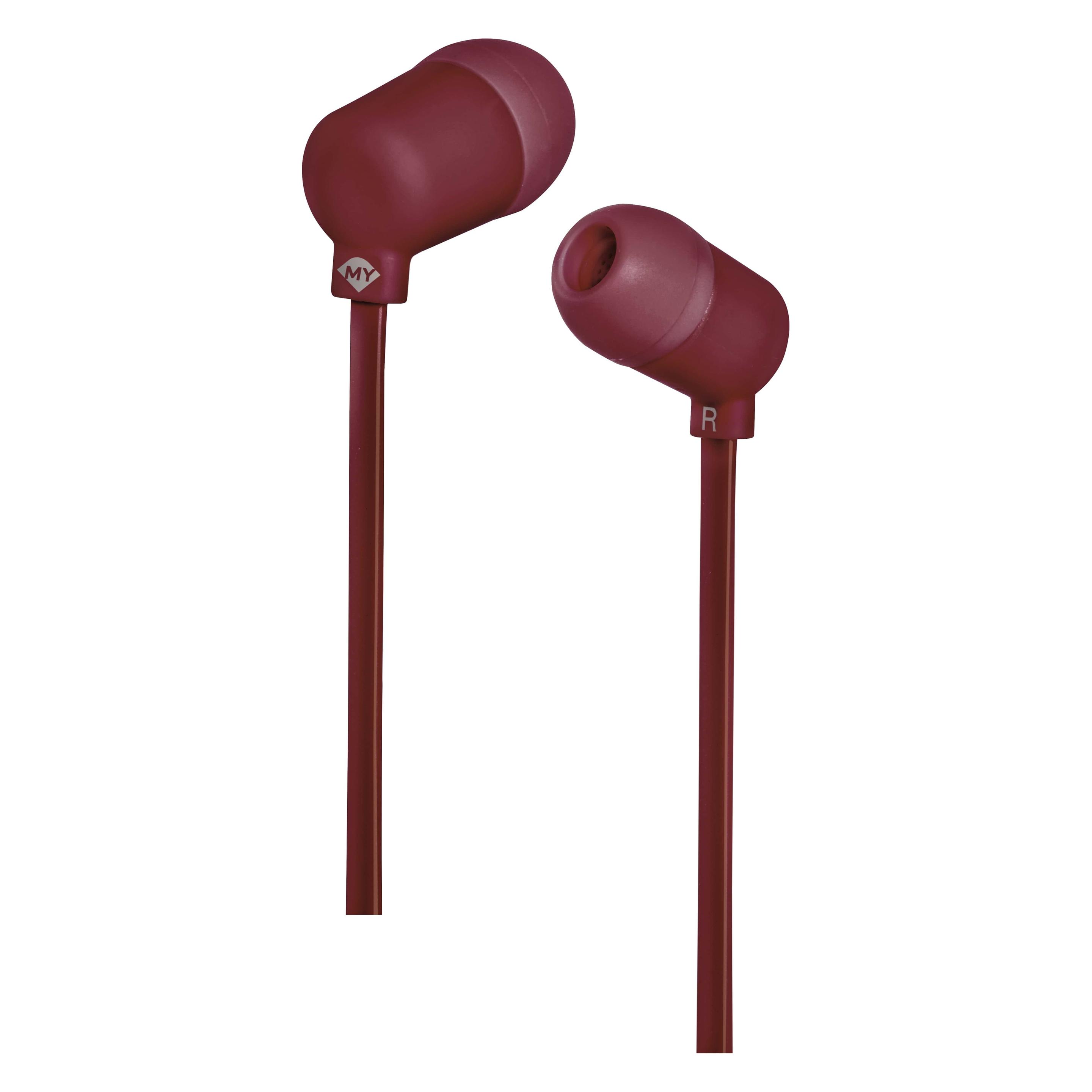 Meliconi Sluchátka, 497411, SPEAK FLUO USB-C RED, do uší, mikrofon, Hands-free, 32 Ohm, USB-C (Kabelgebunden) (497411)
