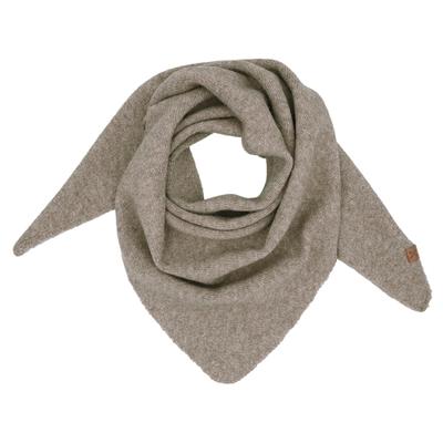 Dreieckstuch MAXIMO, Damen, beige (braun), Feinstrick, Materialmix, Modetücher, Feinstrick, weiches Material, meliert, basic, bequem