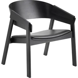 Cover Stuhl 38 cm schwarz mit gepolstertem Sitz