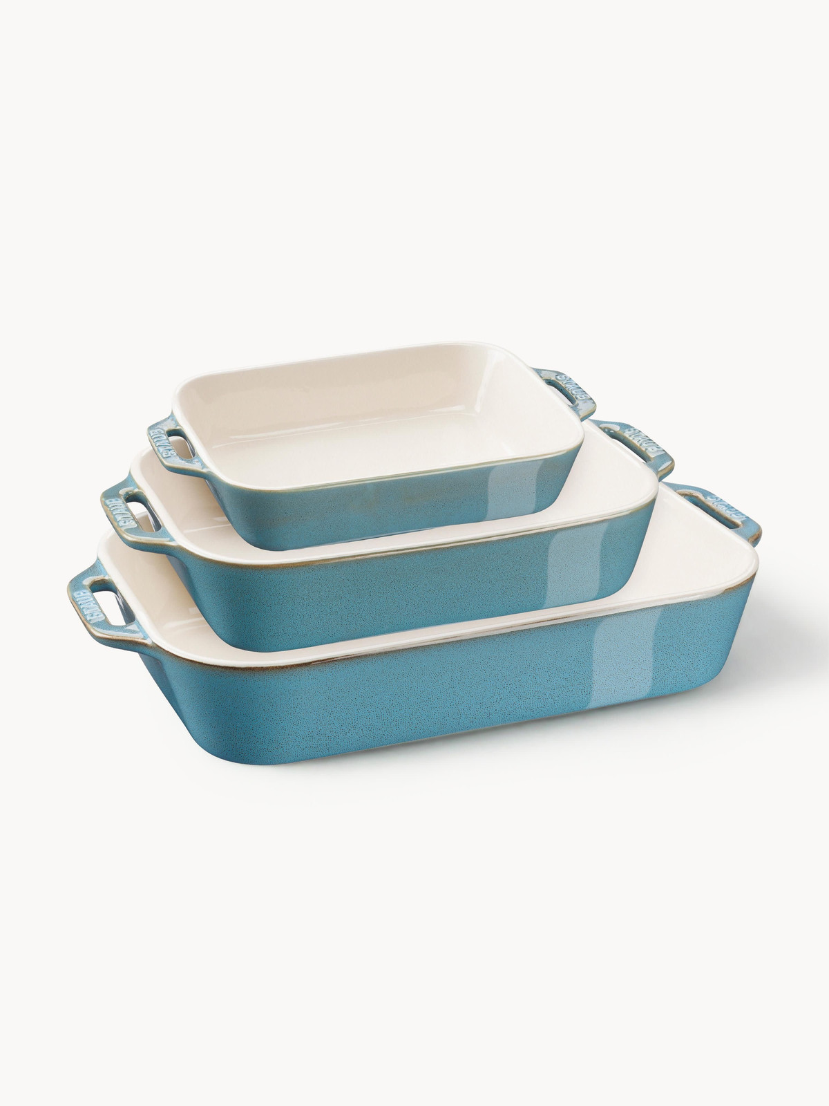 Staub Ceramic Ovenschalen, set van 3