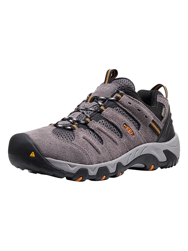 Keen Leder-Wanderschuhe "Headout" in Grau - 42