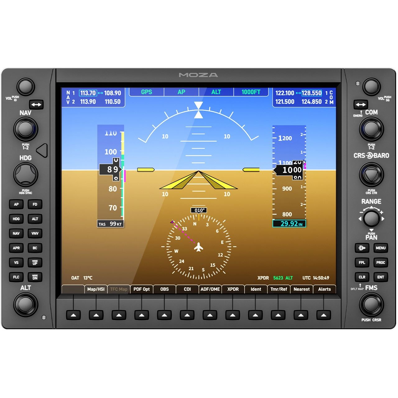MOZA Moza Racing MGX1000 Flight Instrument Panel
