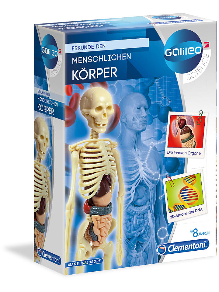 Clementoni Galileo-Experimentierset "Der menschliche Körper - Mini-Set" - ab 8 Jahren - onesize