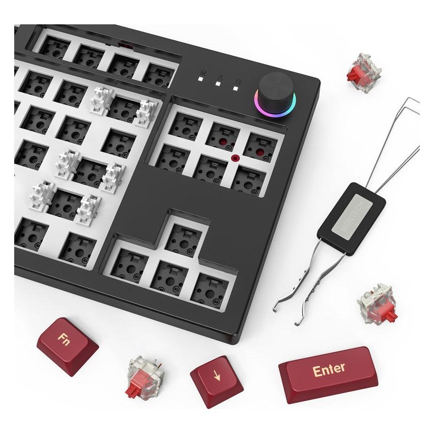 Montech MKey TKL Darkness Gaming Tastatur - GateronG Pro 2.0 Red (US) (US, Kabelgebunden) (MK87DR)