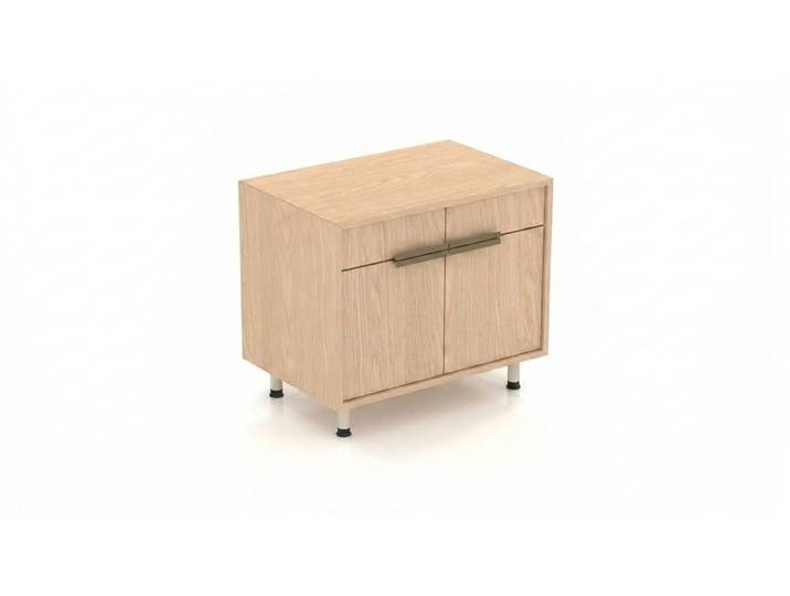 JVmoebel Nachttisch Robuste Beige Wohnzimmer Kommode Exklusive Holzmöbel Schränkchen, Made in Europa
