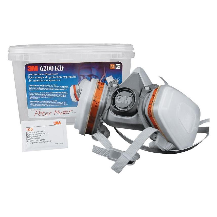 3M Atemschutzmaske (A2P2, 1x) (6200KIT 04046719286348)