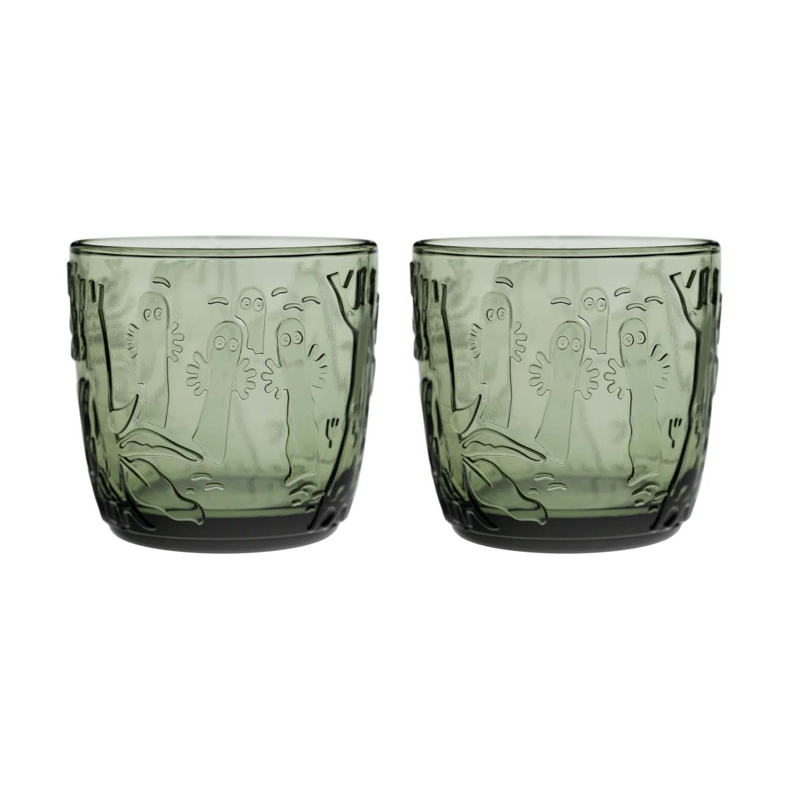Moomin Arabia Moomin glas 28 cl 2-pack Dennengroen