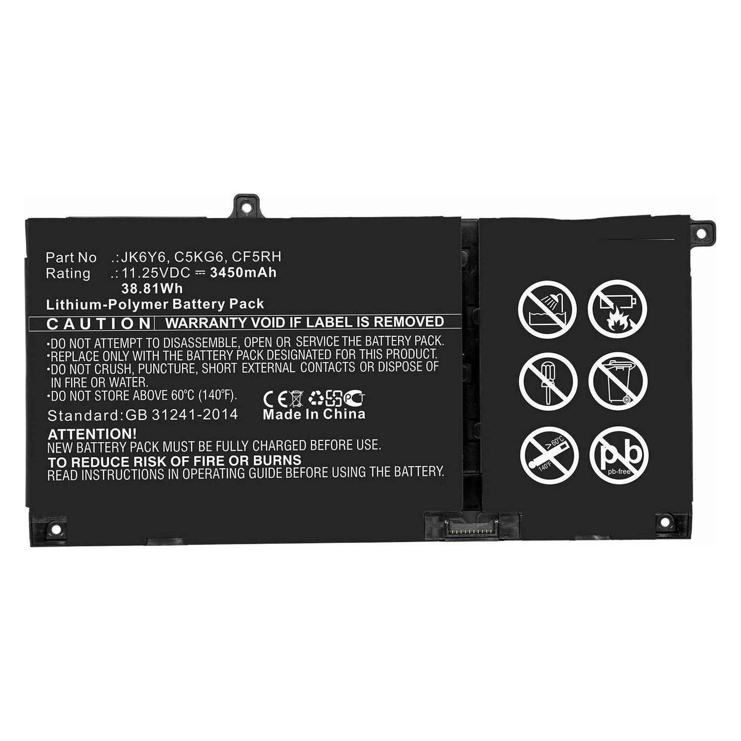 CoreParts Laptop Battery for Dell (3450 mAh) (MBXDE-BA0239)