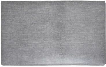 IH Casa Decor Metallic Plastic Placemat (Silver) - Set of 12
