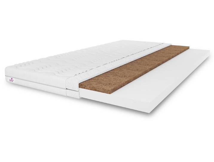 MARPUR, Topper Topper TOP5 Kokos (5 cm), wendbare Matratzenauflage mit Kokosmatte, 5 cm hoch, Kokos, 2-in-1 Härtegrad (H3/H4), antiallergischer Bezug, Farbauswahl