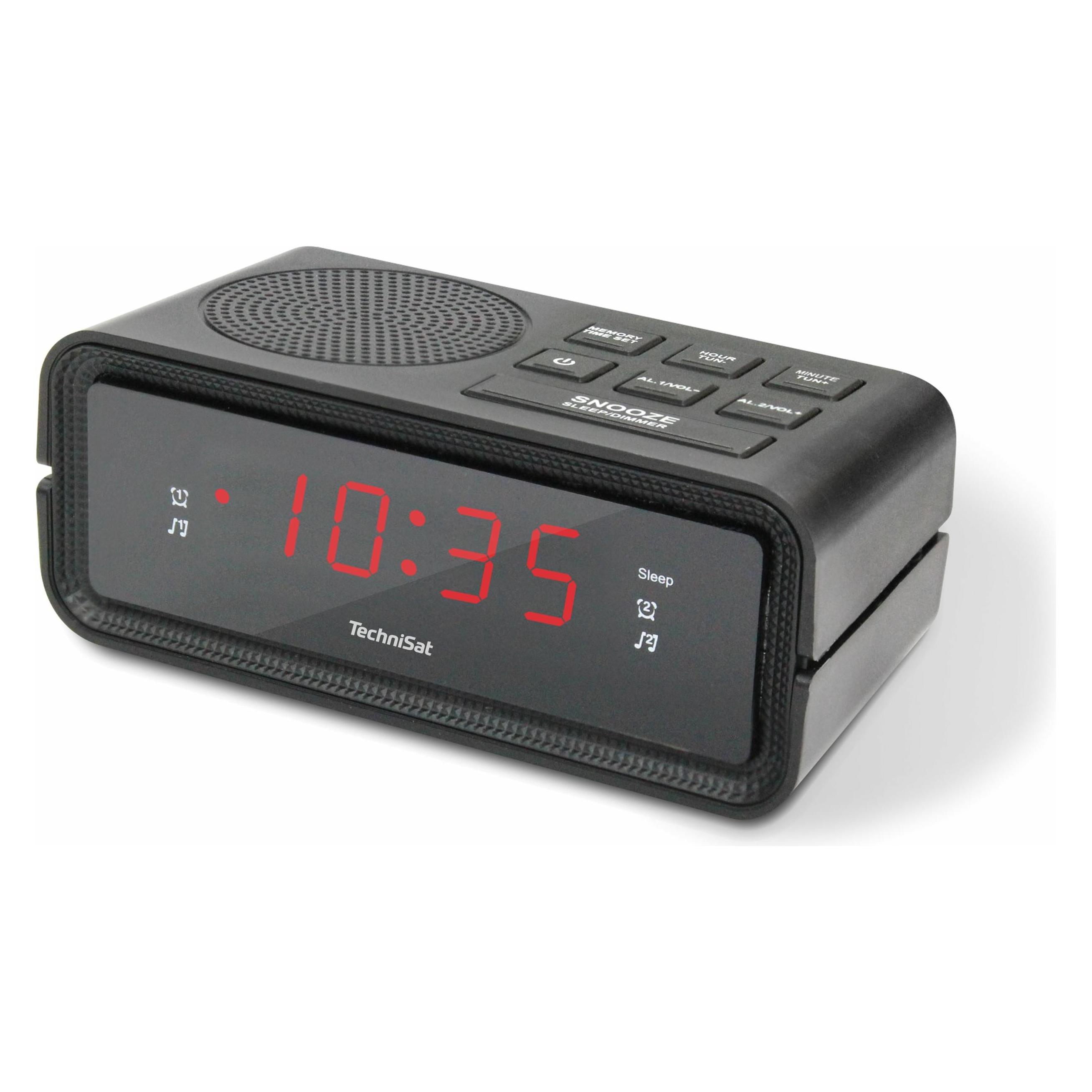 TechniSat Radiowecker DIGICLOCK 2 schwarz 76-4902-00 (FM) (76-4902-00)