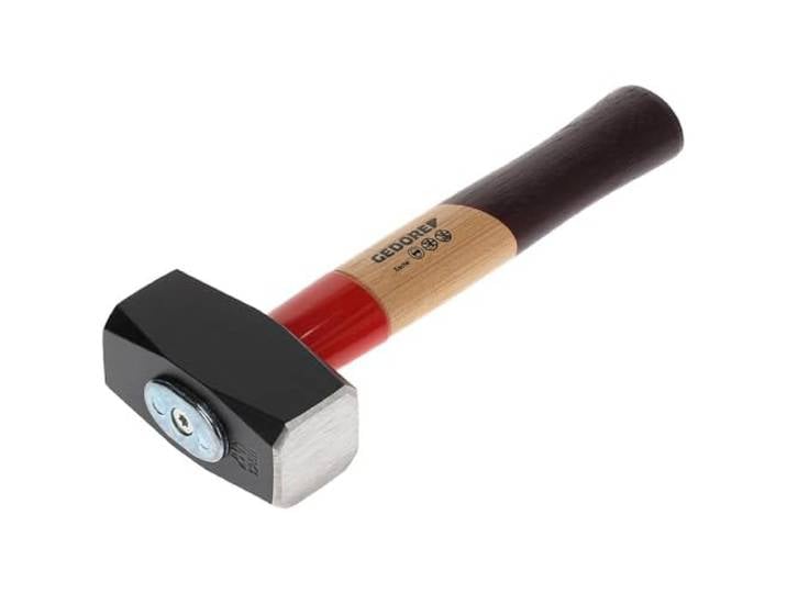 GEDORE Massette avec manche en bois\, Poids de la tête 1250 g\, Massette avec manche en frêne\, Outil\, Forgée\, Rotband-Plus\, 620 E-1250