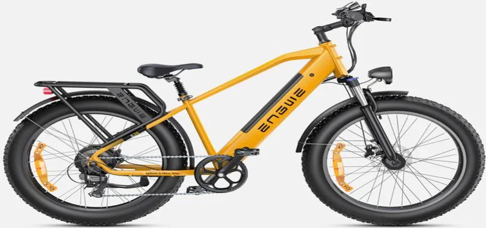 Elektrofahrrad E26 - 250W 768WH 140KM Reichweite - Gelb