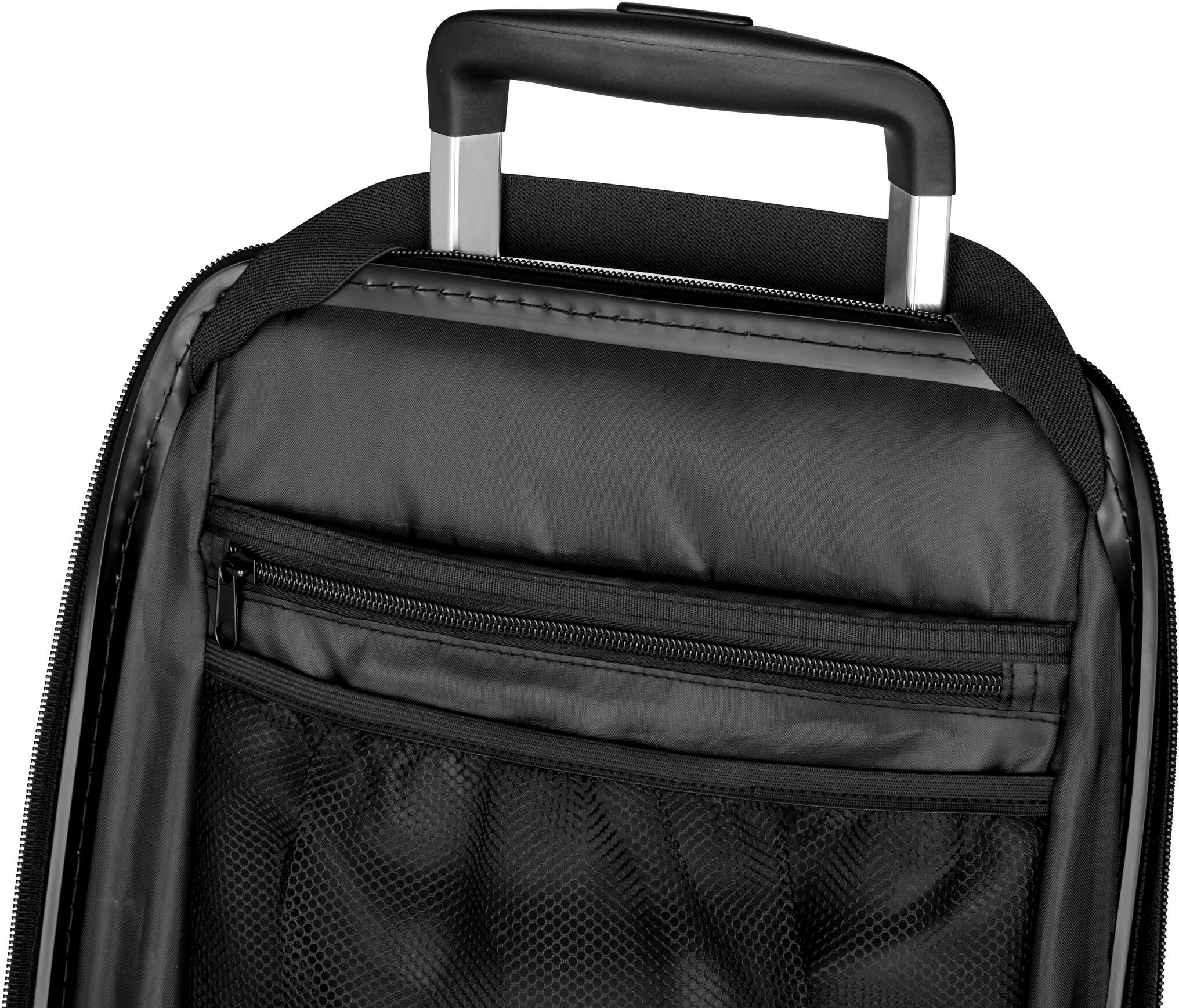 Koffer "CASYRO Stand-Up S", Damen, Gr. 45 l, schwarz, Polycarbonat, Koffer Koffer schwarz 45 l