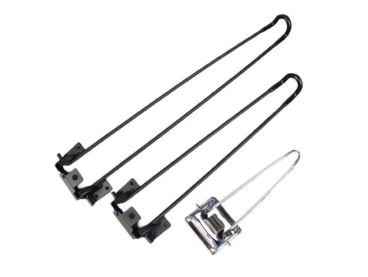 DUNSBY Klapptischbeine 4-teiliges klappbares Tischbein Ersatzbettschrank U-förmige Metallmöbel(450mm)