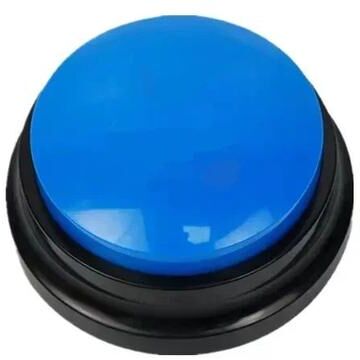 Inspire Curations Recordable Dog Training Button Personalized Talking Buzzer For Pet Communication recording dark Blue