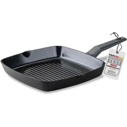 Fackelmann Grillpfanne Statement 28,0 x 28,0 x 2,8 cm, Pfanne + Kochtopf, Schwarz