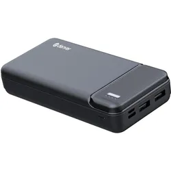 Denver PBS-20007 (20000 mAh) (20000 mAh, 10 W, 74 Wh), Powerbank, Schwarz