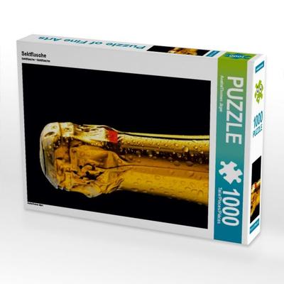 CALVENDO Puzzle Sektflasche | 1000 Teile Lege-Größe 64x48cm Foto-Puzzle für glückliche Stunden
