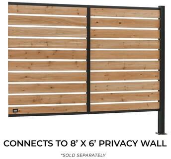 Backyard Discovery 8'x6' Cedar Wood Outdoor Privacy Screen Add-On Kit - 8 x 6