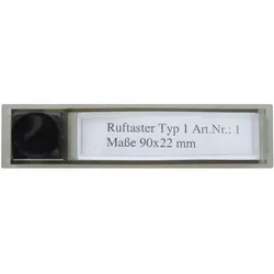 Legrand 1 Ruftaster für Türstation Serie 900, Abmessungen: 90 x 22 mm