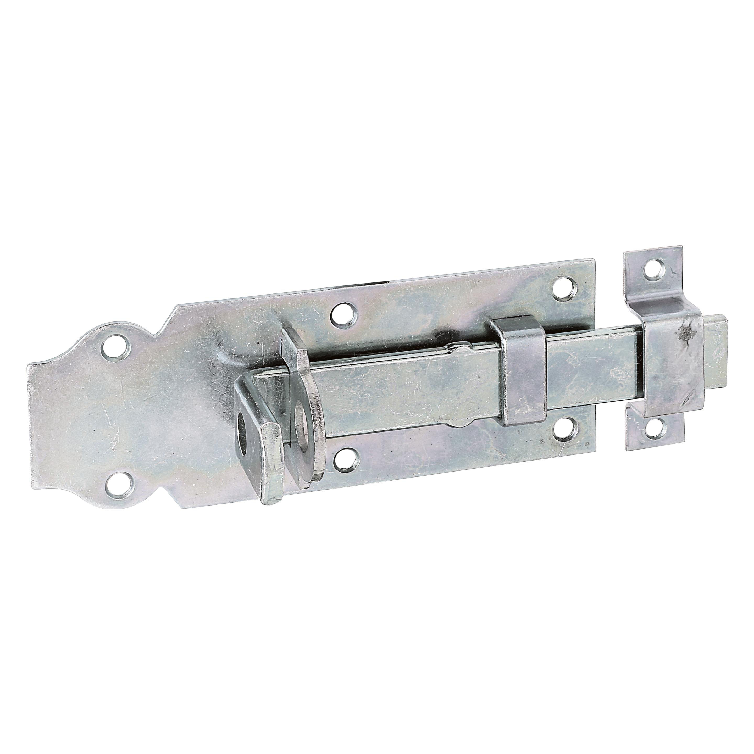 GAH Schlossriegel Länge 140 mm Breite 52 mm gerade Stahl galvanisch gelb verzinkt Ausschub 41 mm (Schlossriegel gerade, 1 Stk.) (116774)