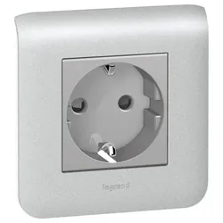 Legrand 079213 Steckdose 2M Mosaic Aluminium