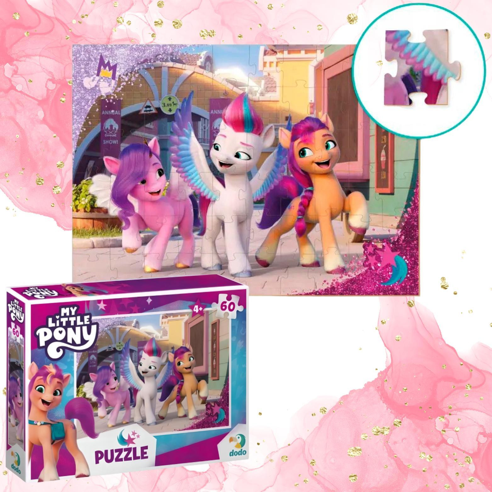 DoDo My Little Pony Puzzel met 60 stukjes voor kinderen