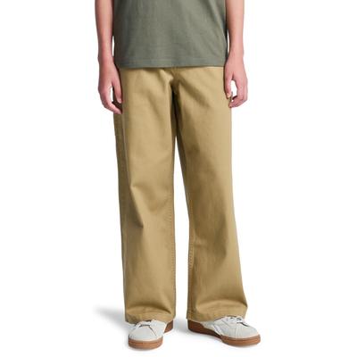 Cargohose ELEMENT "Big Carpenter Twill", Jungen, Gr. 12(148-156cm), Normalgrößen, beige (kelp), Obermaterial: 70% Baumwolle, 30% Baumwolle., Hosen Cargohose