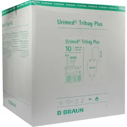 Urimed Tribag Plus Urin-Beinbtl.800ml Steril 40cm 10 ST
