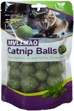 Inspire Picks Natural Catnip Mint Ball Toy For Teeth Cleaning & Digestive Support 110g