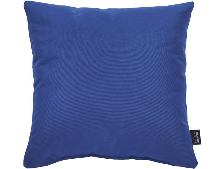 Dekokissen DONE. Outside , blau (dunkelblau), B:45cm H:10cm L:45cm, Obermaterial: 100% Polypropylen, Dekokissen_Sitzkissen_Kissenhüllen, Dekokissen, Wetterfestes, einfarbiges Outside Kissen inklusive Füllung