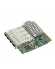 Supermicro AOC-MTG-I4S Eingebaut Faser 100000 Mbit/s 4x SFP+ SIOM Intel XL710-AM1 IEEE 802.3ad/802.1Q/802.3 92 x 87.1 mm (AOC-MTG-I4S-O)