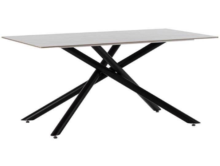 MARCKERIC Tisch SAKI 160x90x75cm kieselfarben