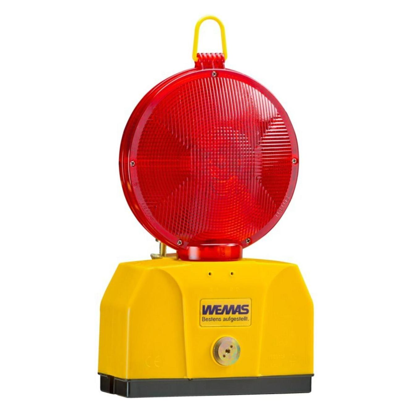 Magni TL-Warnleuchte 2000/180, rot 2, Gehäuse gelb, mit Halter (69910177)