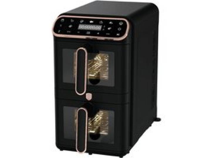 Friteuse à air chaud double numérique 5 5+5 5 L Collection Black Rose