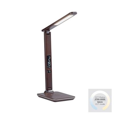 PAUL NEUHAUS LED Nachttischlampe "ADRIANO", braun, 1, 1 Stk., Leuchten, LED, LED Schreibtischlampe