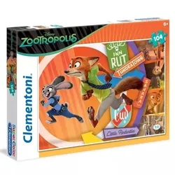 Clementoni: Zoomania 2025 – Puzzle mit 104 Teilen