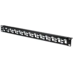 Digitus Modulares Patch Panel, 24-Port, abgestuft
