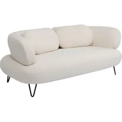 KARE DESIGN Sofa Peppo 86158 Stoff Weiß