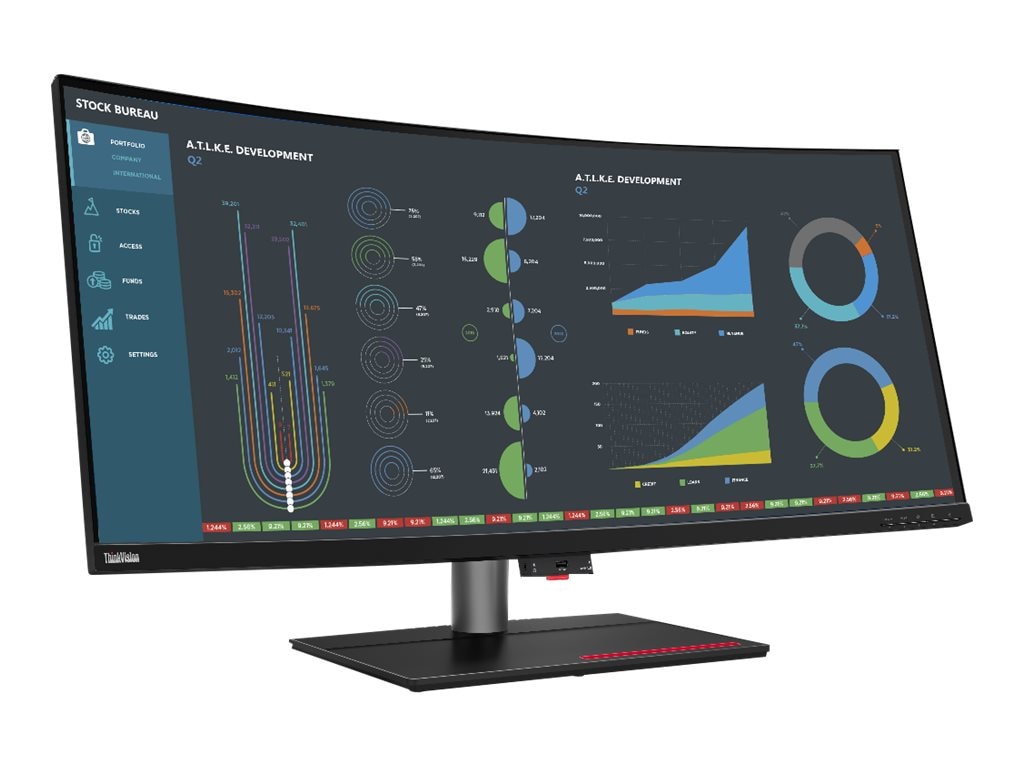 Lenovo ThinkVision P40w-20 40 Zoll IPS Panel 21:9 75 Hz Curved Monitor