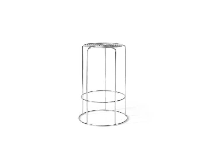 &Tradition Wire VP15 Barhocker Edelstahl, 65 cm