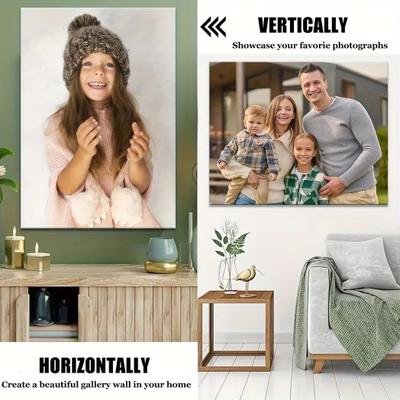 Inspired Living Custom Canvas Print Personalized Photo To Canvas Wall Art For Home & Gifts 50x100cm
