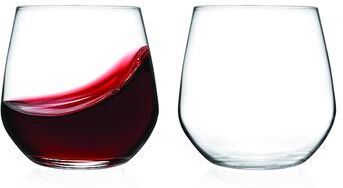 Majestic Gifts Inc. Luminous Stemless Wine Glasses, Set of 2