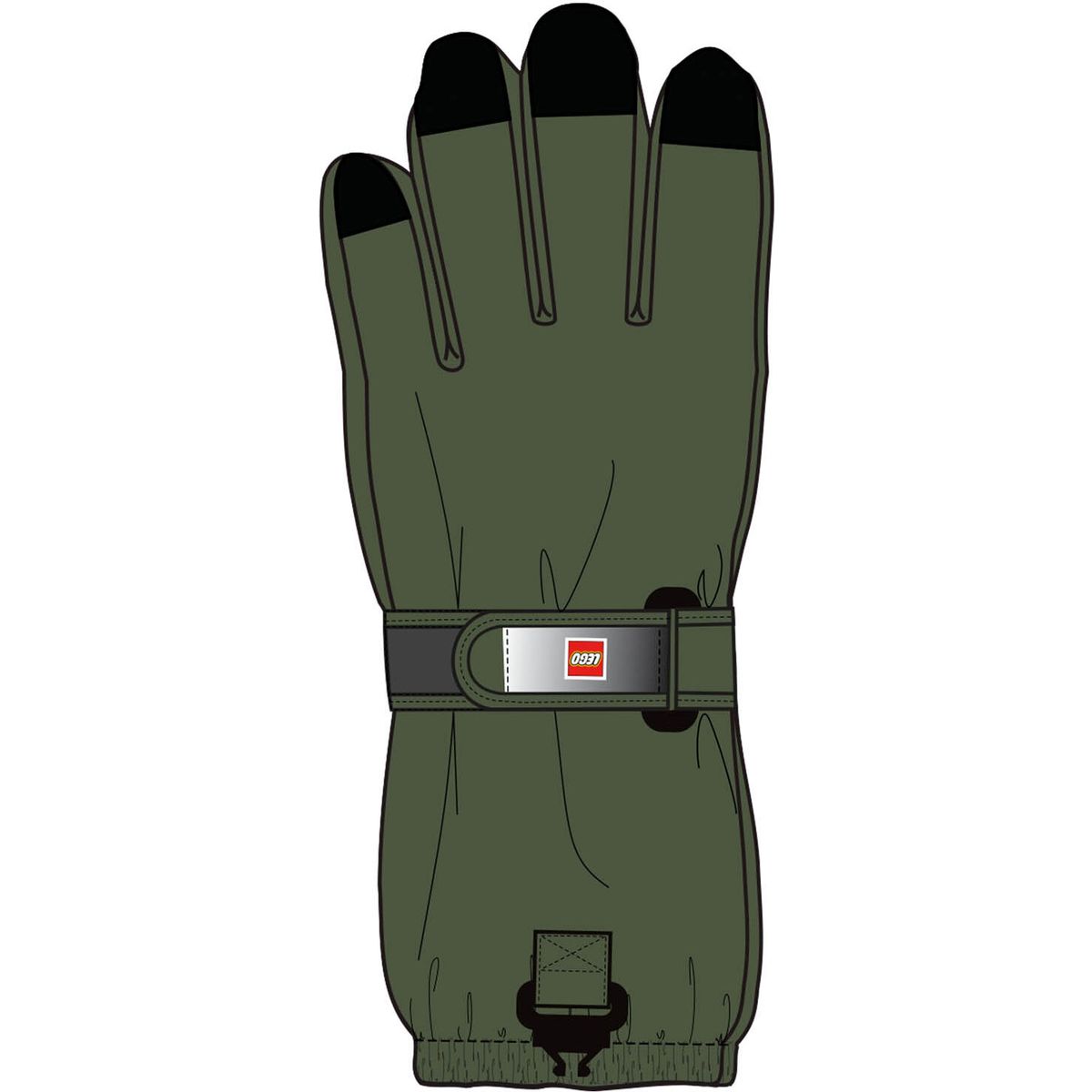 LEGO® kidswear LWATLIN 700 - Gloves W/Mem. dark green (8029) 158/164 60-22865-0-8029-158/164